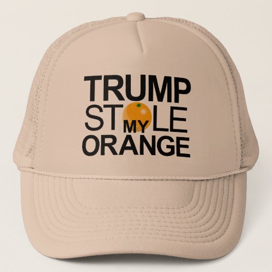 Trump hat mein Orange gestohlen Truckerkappe (Vorderseite)