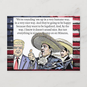 Trump hat "Postcard Souvenir" gesagt Postkarte