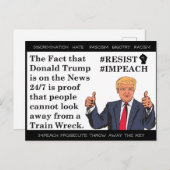 Trump hat "Postcard Souvenir" gesagt Postkarte (Vorne/Hinten)
