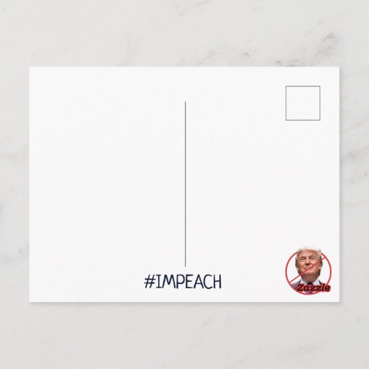 Trump hat "Postcard Souvenir" gesagt Postkarte (Rückseite)