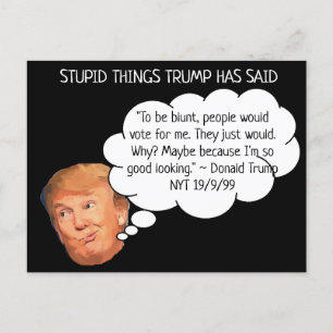 Trump hat "Postcard Souvenir" gesagt Postkarte