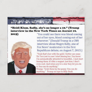 Trump hat "Postcard Souvenir" gesagt Postkarte