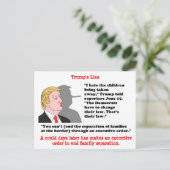 Trump hat "Postcard Souvenir" gesagt Postkarte (Stehend Vorderseite)