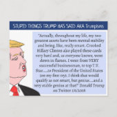 Trump hat "Postcard Souvenir" gesagt Postkarte (Vorderseite)