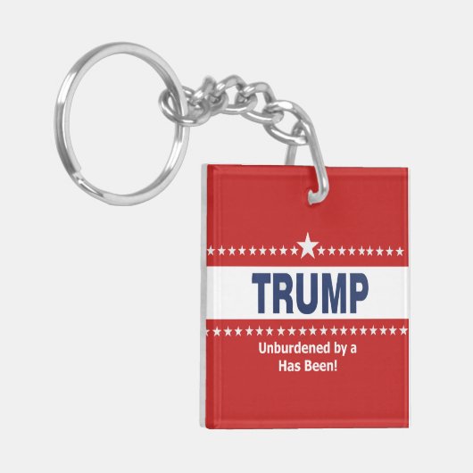 Trump hat sich durch eine Krise nicht belastet Schlüsselanhänger (Vorderseite links)