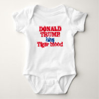 "TRUMP HAT TIGER BLUT" BABY JERSEY BODYSUIT