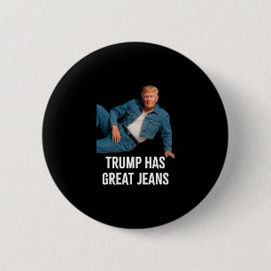 Trump Hat Tolle Jeans Lustiges Grafik T-Shirt Retr Button