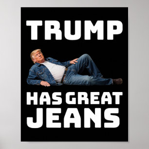 Trump Hat Tolle Jeans Lustiges Grafik T-Shirt Retr Poster
