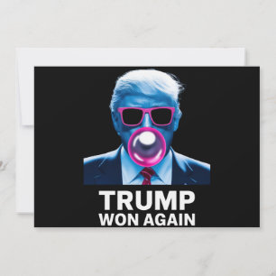 Trump hat wieder die Präsidentschaftswahl 2024 gew Einladung