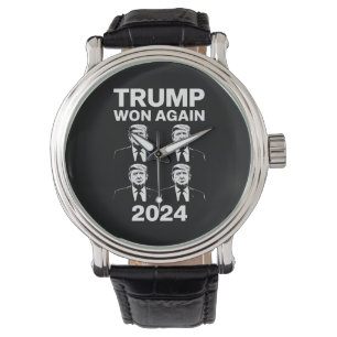Trump hat wieder die Wahl 2024 Inaugurationstag 47 Armbanduhr