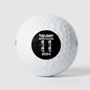 Trump hat wieder die Wahl 2024 Inaugurationstag 47 Golfball