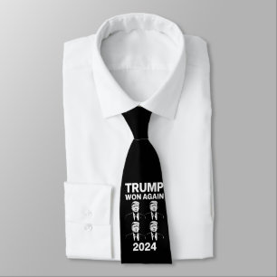 Trump hat wieder die Wahl 2024 Inaugurationstag 47 Krawatte