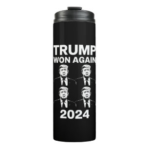 Trump hat wieder die Wahl 2024 Inaugurationstag 47 Thermosbecher