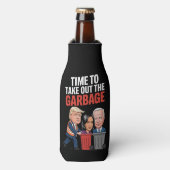 Trump hat Zeit, den Müll auszuschütten Flaschenkühler (Flaschenvorderseite)