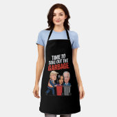 Trump hat Zeit, den Müll auszuschütten Schürze (Getragen)