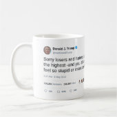 Trump - Hater und Verlierer! Kaffeetasse (Links)