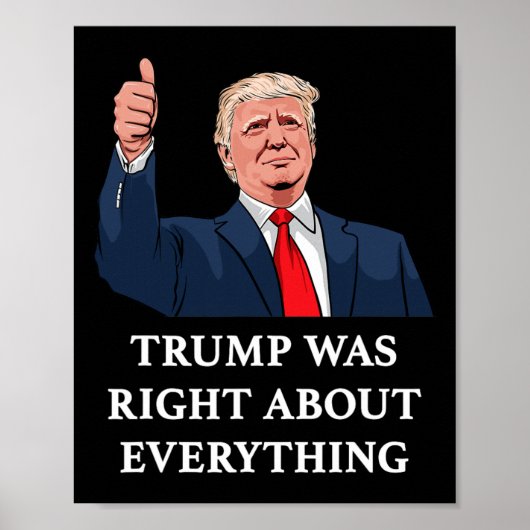 Trump hatte bei allem recht 10 poster (Vorne)
