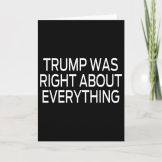Trump hatte bei allem recht _5  karte
