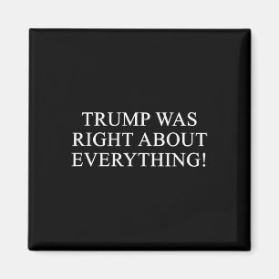 Trump hatte in allem recht! 2  magnet