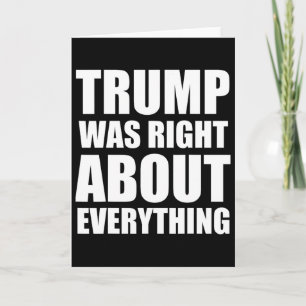 Trump hatte in allem recht _4 karte
