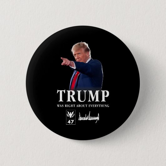 Trump hatte in allem recht _7 button (Vorderseite)
