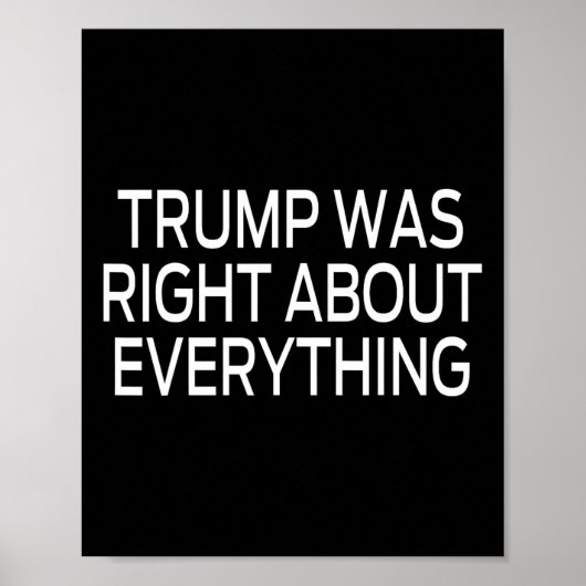 Trump hatte in allem recht 7  poster (Vorne)