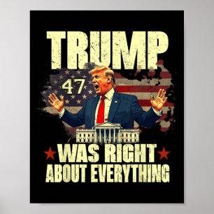 Trump hatte in allem recht poster