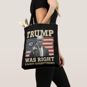 Trump hatte in allem recht USA Amerika Tasche
