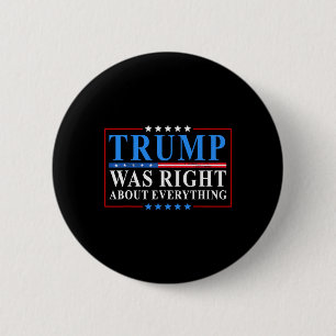 Trump hatte über alles lustige amerikanische Flagg Button