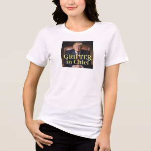Trump Hauptbetrüger Tri-Blend Shirt