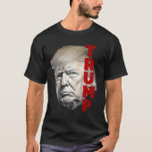 Trump Head and Red Text T-Shirt (Vorderseite)