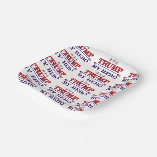 TRUMP Hero Pappteller (Gewinkelt)