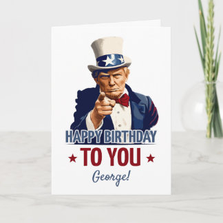 Trump - Herzlichen Glückwunsch zum Geburtstag auf  Einladung