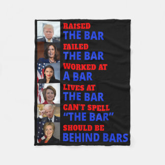 Trump hob die Bar Harris Versagte die Bar Fleecedecke