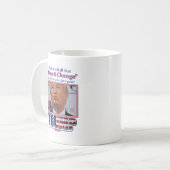 Trump - Hoffnung und Wandel Kaffeetasse (Vorderseite Links)