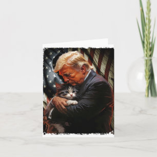 Trump Holding Cats Frohe Weihnachten Weihnachten W Karte