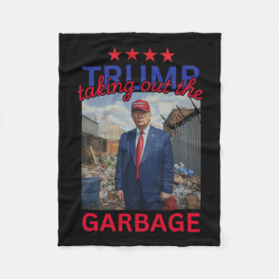 Trump holt den Garbyge 2024 aus, der lustige Trump Fleecedecke