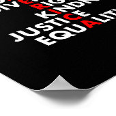 Trump hört auf, so zu tun, als wäre der Patriotism Poster (Ecke)