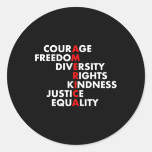 Trump hört auf, so zu tun, als wäre der Patriotism Runder Aufkleber