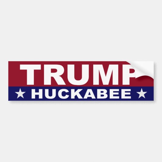 TRUMP HUCKABEE 2024 AUTOAUFKLEBER (Vorne)