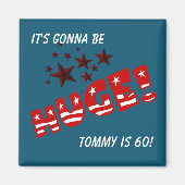 Trump HUGE Birthday Party Celebration Gastgeschenk Magnet (Vorne)