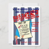 Trump HUGE Celebration Cocktail Party Einladung (Vorderseite)