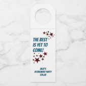 Trump HUGE Celebration Party Bottle Hangers Flaschenanhänger (Rückseite)