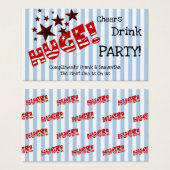 Trump HUGE Celebration Party Drink Ticket Gutschei (Vorne & Hinten)