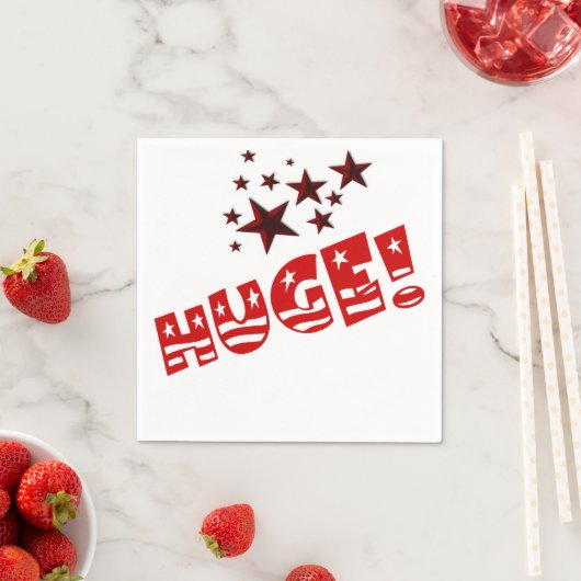 Trump HUGE Party Celebration Cocktail Napkins Serviette (Beispiel)