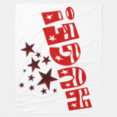 Trump HUGE Party Celebration Fleecedecke (Vorderseite)