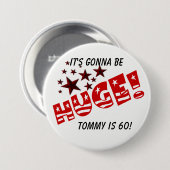 Trump HUGE Party Celebration Gastgeschenk Button (Vorne & Hinten)