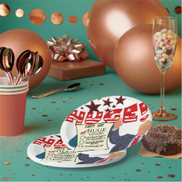 Trump HUGE Party List Celebration Meilenstein Part Pappteller