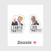 TRUMP I BEHEBT, DASS BIDEN DIESEN STICKER GETAN HA (Blatt)