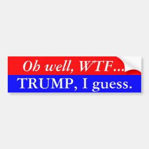 Trump I Guess Autoaufkleber